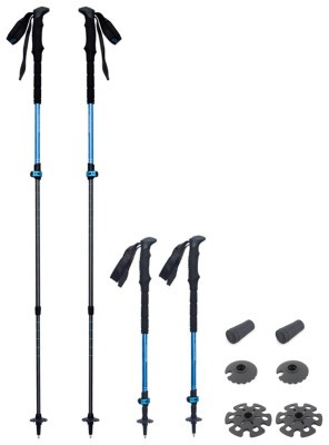 Трекінгові телескопічні палиці Pinguin Shock FL/TL Foam, 63-135 см, Blue