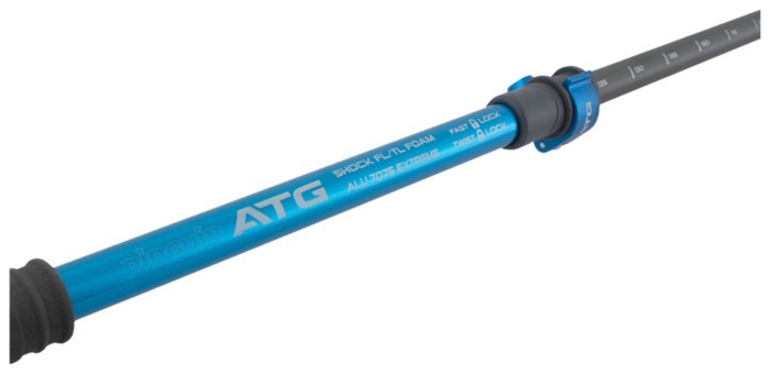 Трекінгові телескопічні палиці Pinguin Shock FL/TL Foam, 63-135 см, Blue