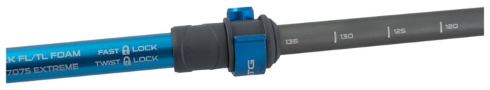 Трекінгові телескопічні палиці Pinguin Shock FL/TL Foam, 63-135 см, Blue