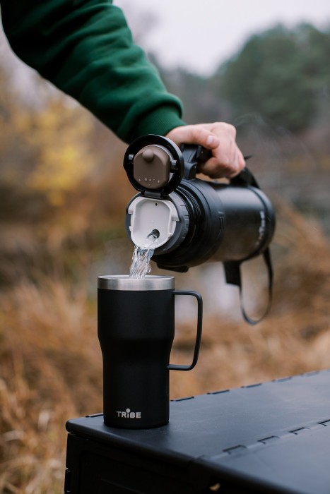 Термочашка Tribe Travel Mug 600 мл T-FA-0034, black, укр, укр