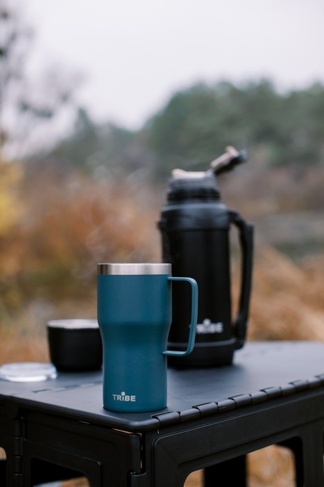 Термочашка Tribe Travel Mug 600 мл T-FA-0034, black, укр, укр