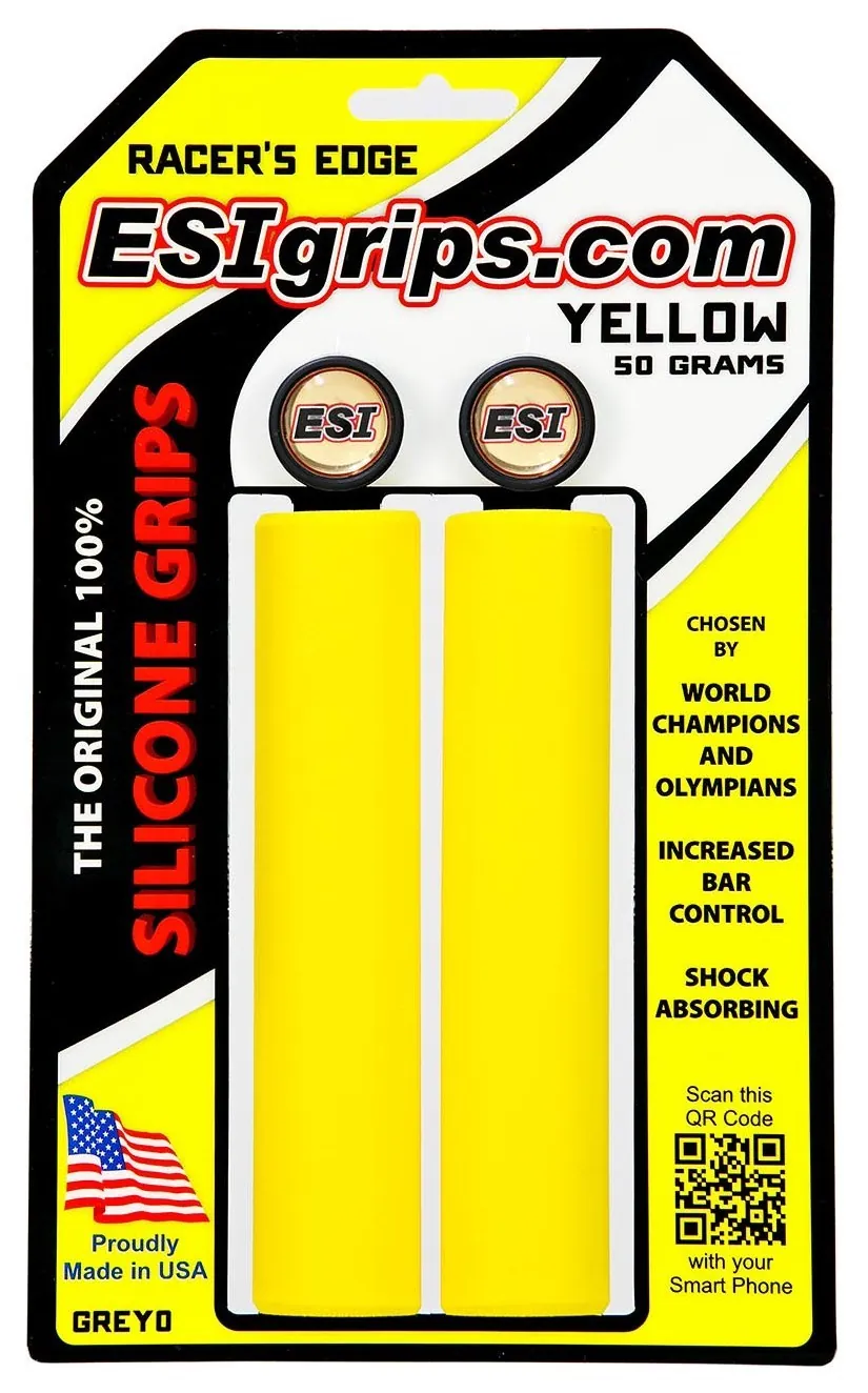 Гріпси ESI Racer's Edge Yelllow (жовті) (OBOD_GREY0)