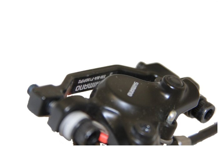 Тормоз Shimano дисковый гидравлический передний (адаптер F180мм)