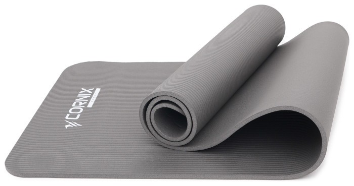 Коврик спортивный Cornix NBR 183 x 61 x 1 cм для йоги и фитнеса XR-0012 Grey