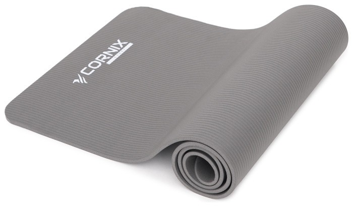 Коврик спортивный Cornix NBR 183 x 61 x 1 cм для йоги и фитнеса XR-0012 Grey