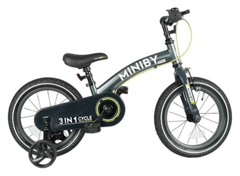 Велосипед 3in1 Q PLAY MINIBY Grey (Blue)