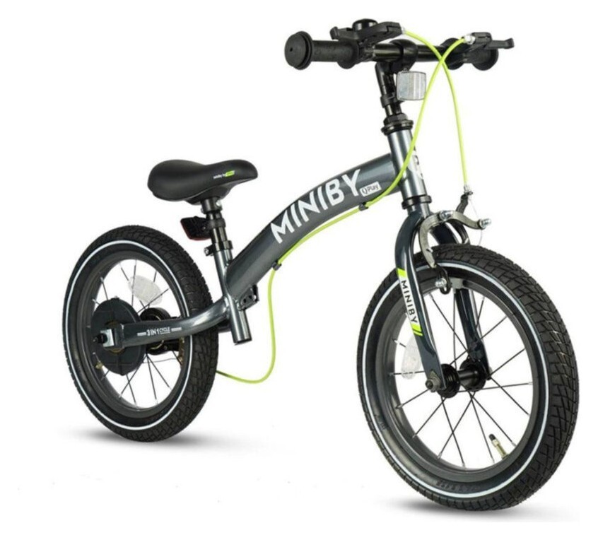 Велосипед 3in1 Q PLAY MINIBY Grey (Blue)