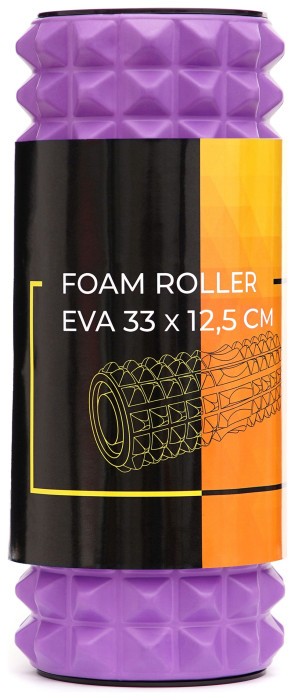 Масажний ролик Cornix EVA 33 x 12.5 см (валик, роллер) XR-0338 Violet
