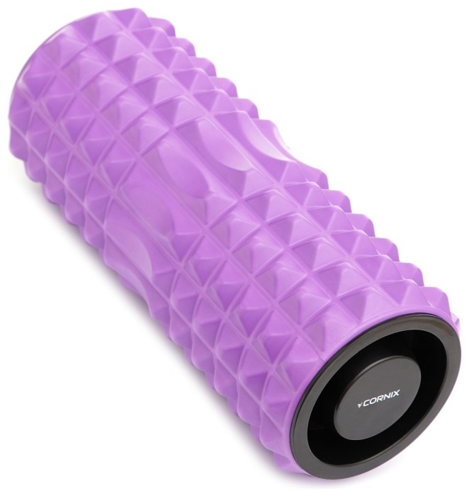Масажний ролик Cornix EVA 33 x 12.5 см (валик, роллер) XR-0338 Violet