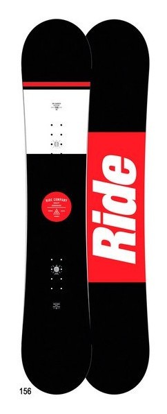 Сноуборд Ride Agenda 156 Black/Red/White (12A0025.1.1.), укр, укр