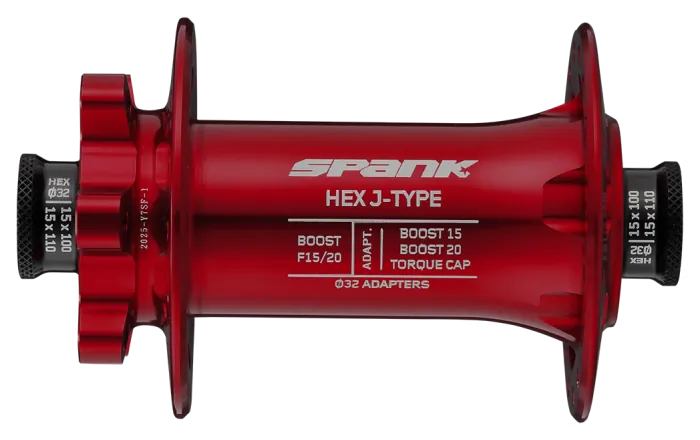 Передняя втулка SPANK HEX J-TYPE Boost F15/20, Red