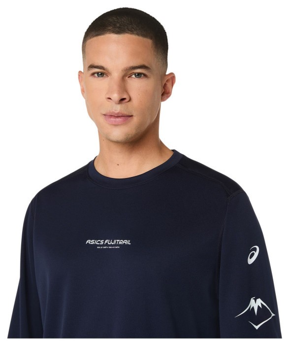 Футболка для бега Asics (2011D525) FUJITRAIL LOGO LS TOP 2026