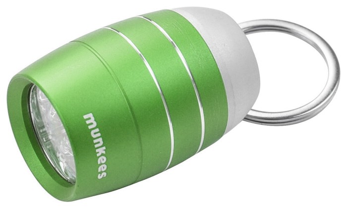 Munkees 1082 брелок-фонарик Cask shape 6-LED Light grass green, укр, укр