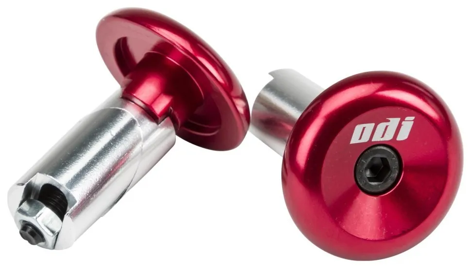 Баренди ODI Aluminum End Plugs w/Lasered Logo Red (OBOD_L71APR)