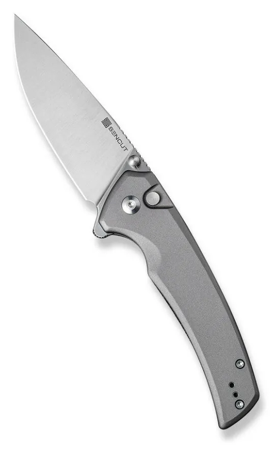 Ніж складаний туристичний Sencut Serene, (8.8 см) D2 / Aluminum сірий (FNR_S21022B-3)