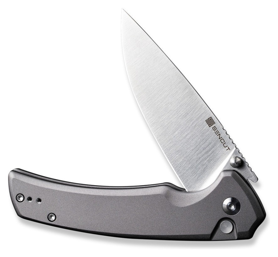 Нож складной туристический Sencut Serene, (8.8 см) D2/Aluminum серый