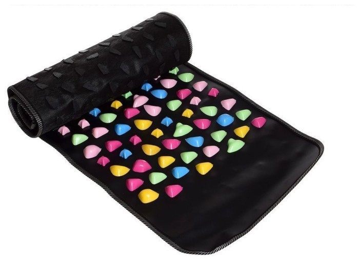 Ортопедичний масажний килимок EasyFit 120 см з камінчиками, укр, укр