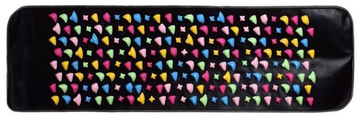 Ортопедичний масажний килимок EasyFit 120 см з камінчиками