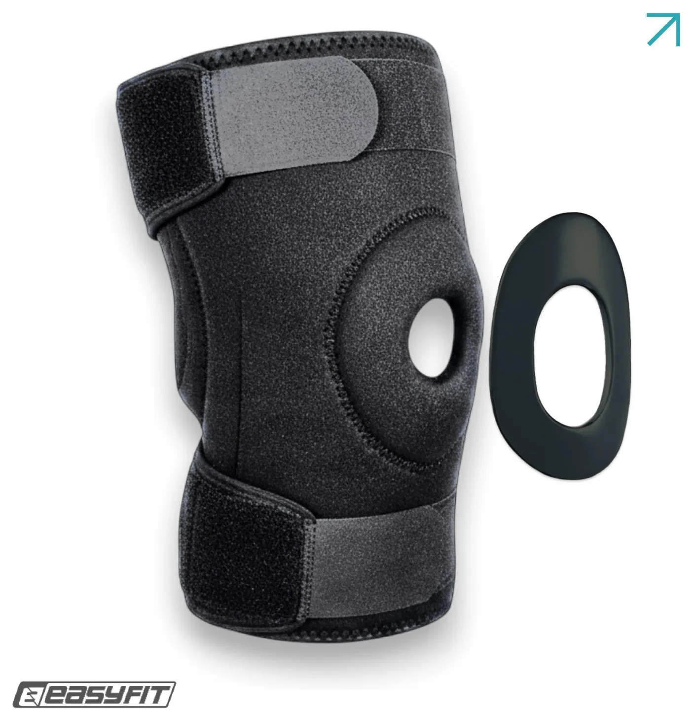 Наколінник-ортез EasyFit із пателярним кільцем (EFIT_EF-0080)