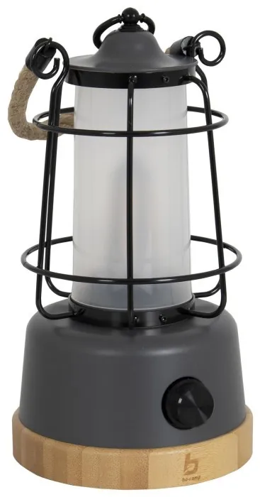 Ліхтар кемпінговий Bo-Camp Harlington Rechargable Dimming 370 Lumen Bamboo-Grey (5818921)