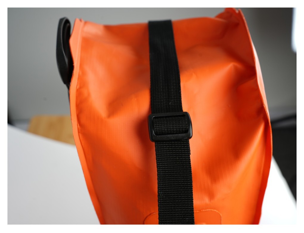 Душ портативний із ємністю та насосом Flextail Tiny Shower Bag, 20л, помаранчевий, укр, укр