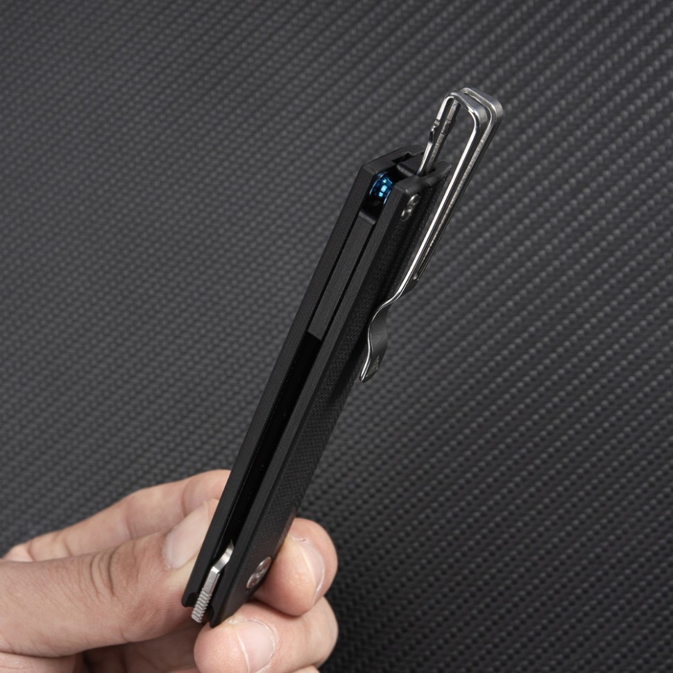 Ніж складаний SRM Gent 401LC-GB, чорний, укр, укр