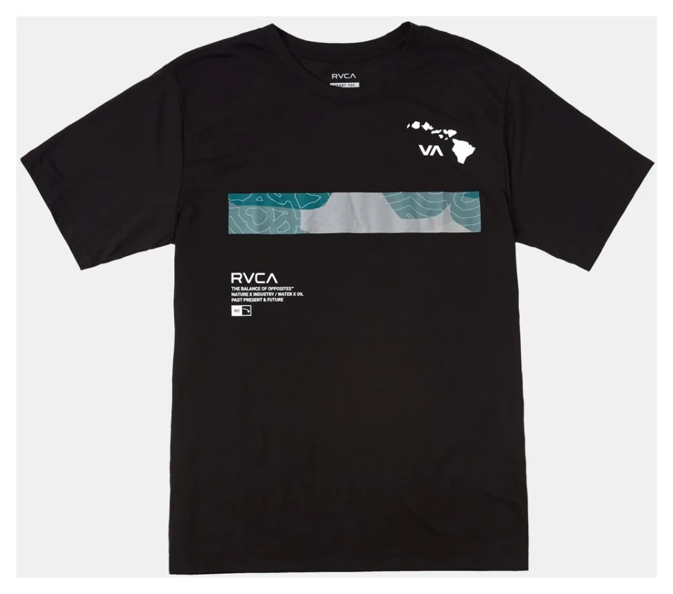 Футболка RVCA ( AVYZT01691 ) BARTOPOCAMOSS 2024 (L)
