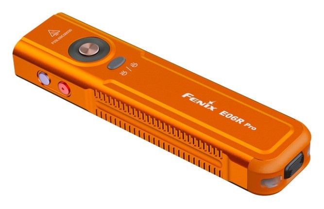 Фонарь наключительный Fenix E06R PRO, оранжевый