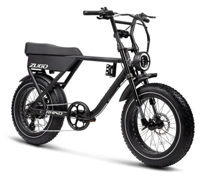 Електровелосипед фетбайк 20" ZuGo Rhino Bafang 750W (2025) Black