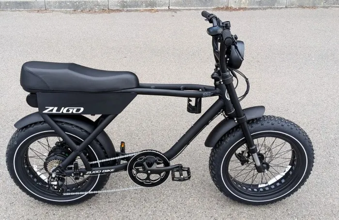 Електровелосипед фетбайк 20" ZuGo Rhino Bafang 750W (2025) Black