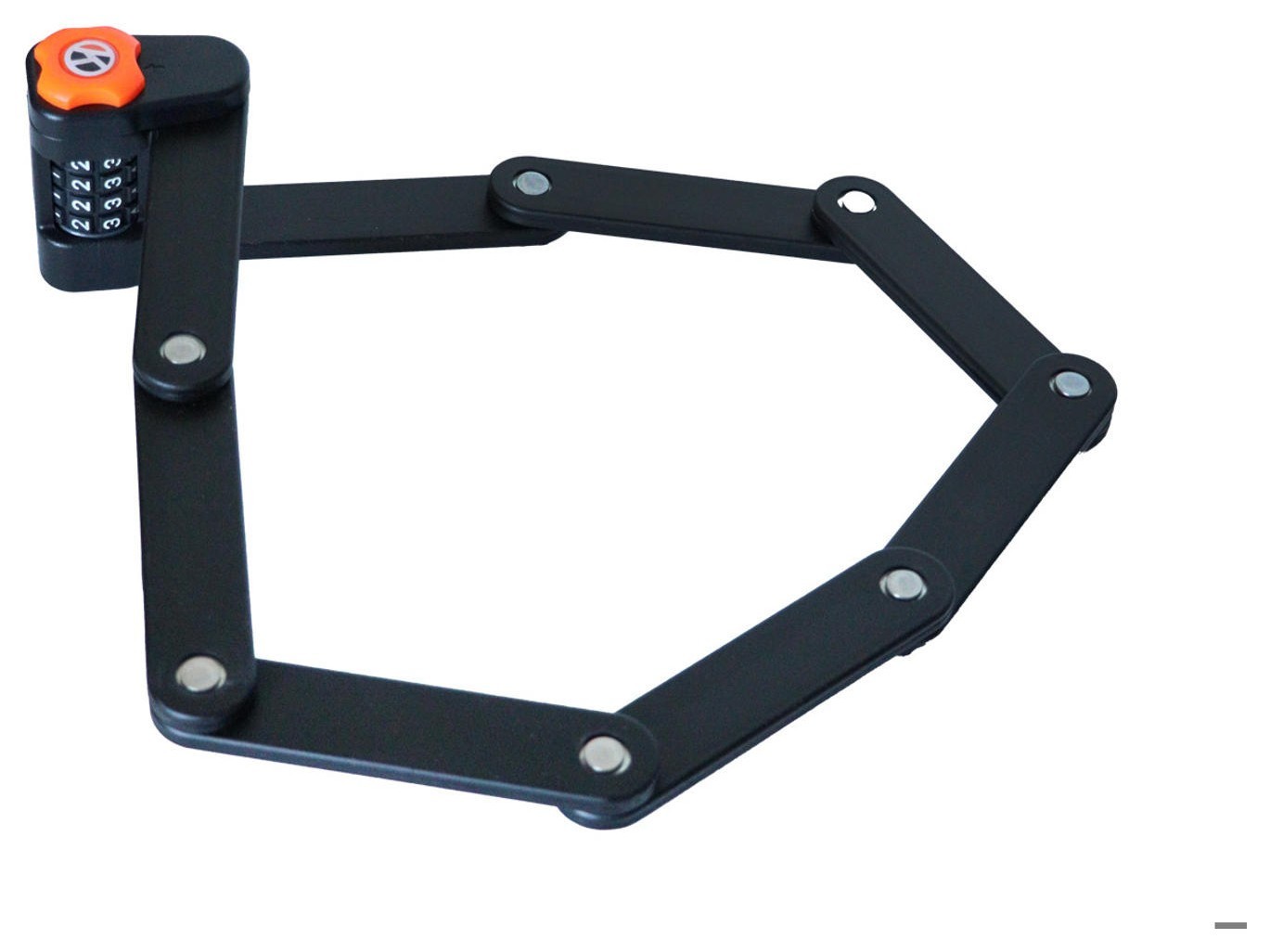 Замок сегментний кодовий BC-LK0510 1100 мм чорний.