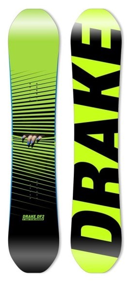 Сноуборд Drake DF2 156 Light green/black (76261002), укр