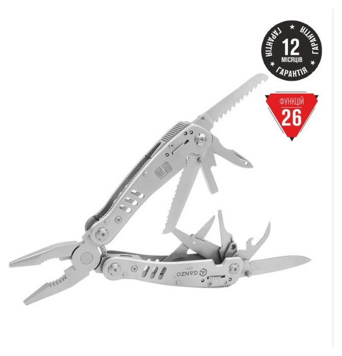 Мультитул Multi Tool Ganzo G301, укр, укр