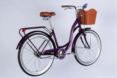 Велосипед ST 26" Dorozhnik AQUAMARINE BH рама-17" темно-фиолетовый 2026