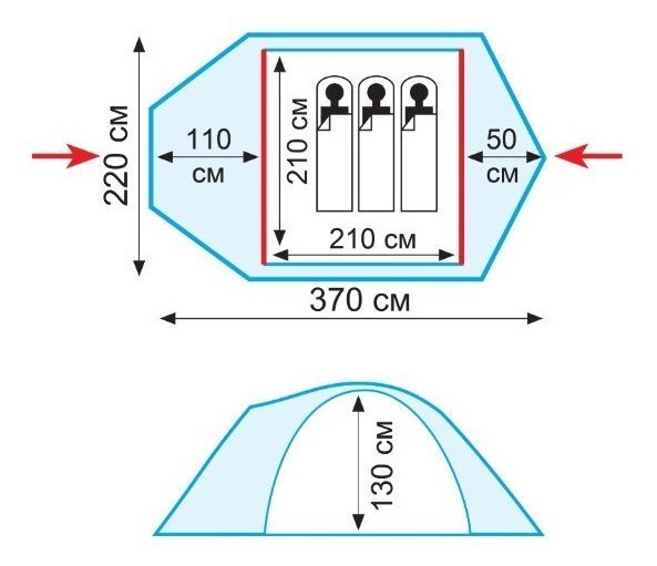 Намет Tramp Stalker 3 (v2)