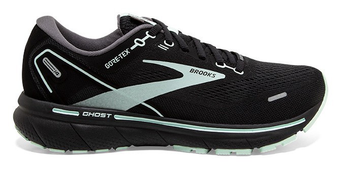 Кросівки жіночі Brooks GHOST 14 GTX W 36.5 (6.0US) 015 Black/blackened pearl/aquaglass (1203551B015)