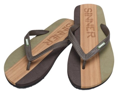 Сланцы мужские Sinner CAPITOLA MEN M 40.0 EU Dark green/light brown (SIAC-598-75)