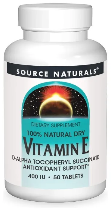 Vitamin E 400 IU D-Alpha Tocopherol - 50 tabs