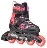 Комплект роликовые коньки Rollerblade Microblade SL black-coral + защита Фото - 1