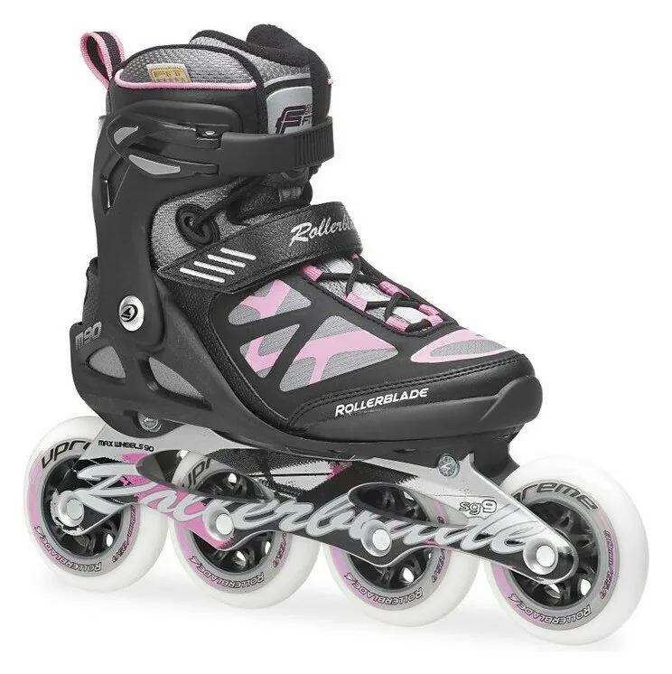 Роликові коньки для дорослих Rollerblade MACROBLADE 90 W 37 (6.5US) 235мм Black/pink (07355500 7Y9) (240мм)