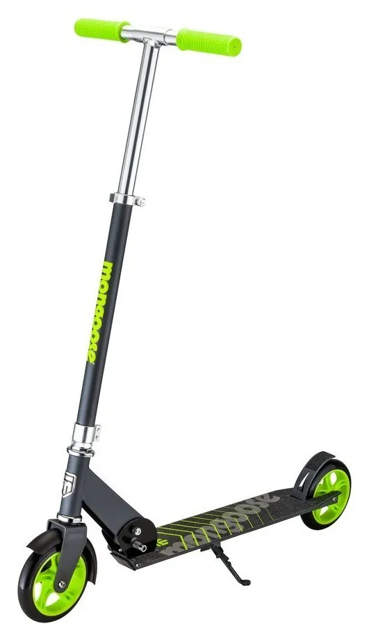 Самокат Mongoose Force 3.0 Folding Scooter 142 мм Green (R6195-2) (Чорно-зелений)
