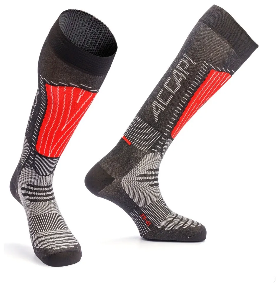 Термошкарпетки Accapi Ski Touch, Black/Red, 42-44 (SHM_ACC H0945.908-III)
