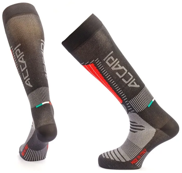 Термошкарпетки Accapi Ski Touch, Black/Red, 42-44