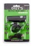 Велосипедна фара Grey's 1xLED, 100lm, 900mAh, інд-р зар. батарея, укр Фото - 1