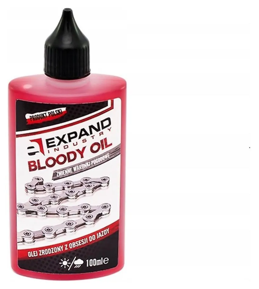 Мастило для ланцюга для металевих з'єднань EXPAND Chain Bloody oil dry/wet універсальн. 100 мл (CLU-013)