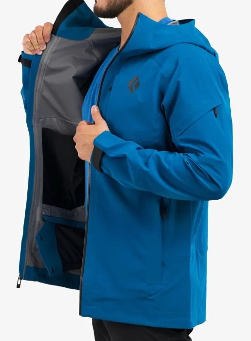 Горнолыжная мужская мембранная куртка Black Diamond Recon Stretch Ski Shell, S - Bluebird