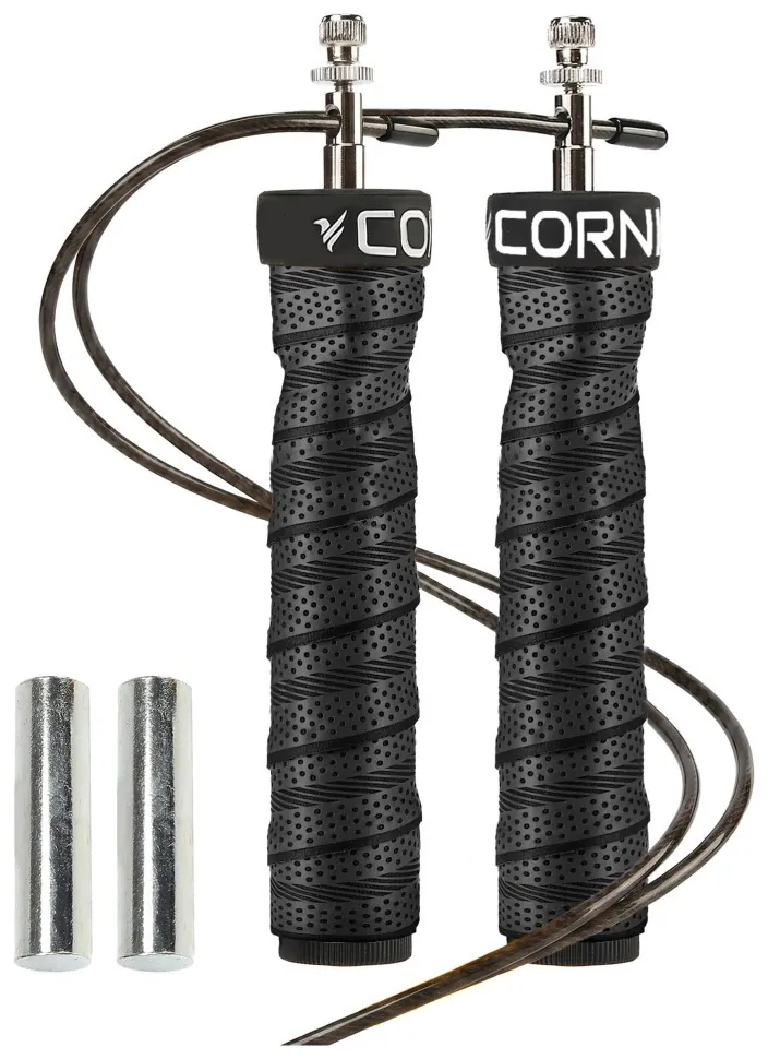 Скакалка швидкісна для кросфіту Cornix Speed Rope Pro XR-0524 Black (LFXR-0524)