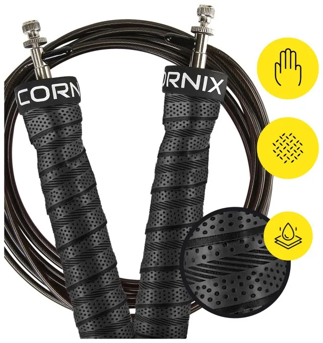 Скакалка скоростная для кроссфита Cornix Speed Rope Pro XR-0524 Black