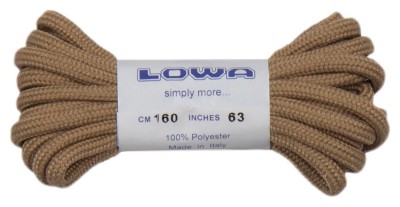 LOWA шнурки Zephyr 160 cm coyote