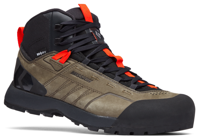 Напівчеревики чоловічі Black Diamond M Mission LTHR MD WP, Walnuts/Octane, 10